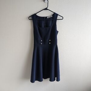 Mystic | Military Style Navy Blue Dress | Size Small